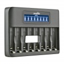 Chargeur USB 8 piles AA/AAA