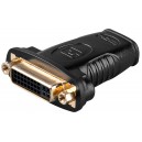 Adaptateur HDMI™/DVI-I, Doré