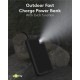 Batterie externe solaire 20 000mAh + fonction torche