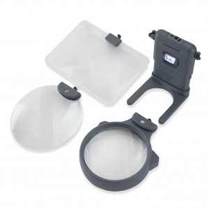 CARSON Kit de 3 loupes interchangeables